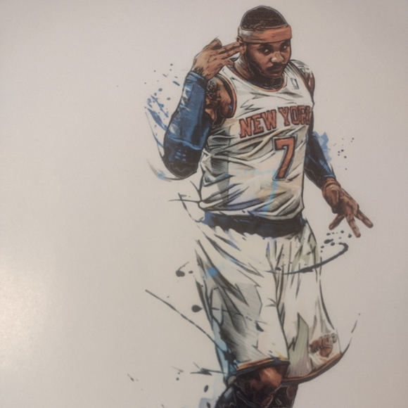 BRAND NEW!💯 CARMELO ANTHONY KNICKS GLOSSY 8.5x11 BASKETBALL COLOR ART POSTER!🤩 - Picture 5 of 6